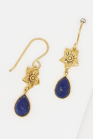 Boucles d'oreilles Louisa Lapis-lazulis
