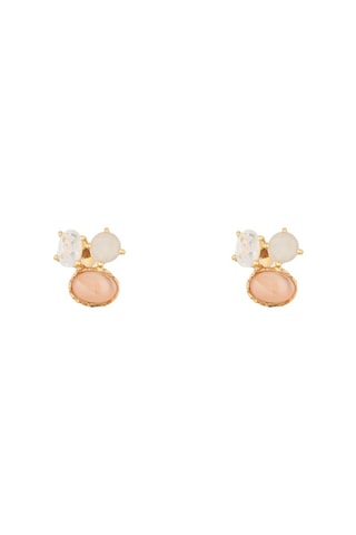 Boucles d'oreilles Maya Calcédoines