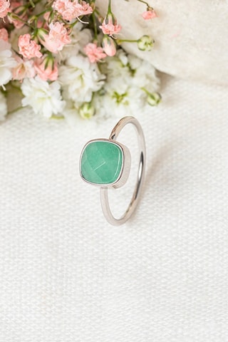 Bague Ella - Amazonite