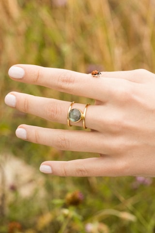 Bague Nicole - Labradorite