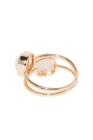 Bague Amaïa Quartz rose et nacre