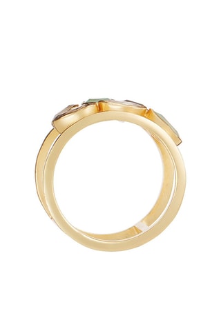 Bague Debora Quartz, aqua calci et labradorite