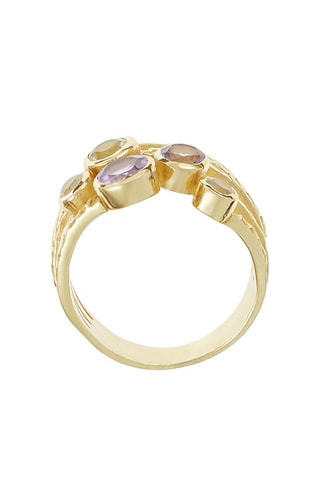 Bague Hélie Pierres de lune et améthystes