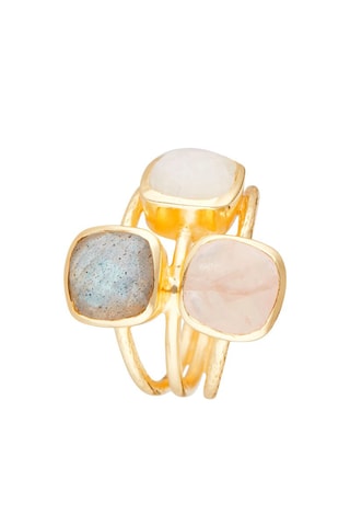 Bague Elsa Jade et labradorites