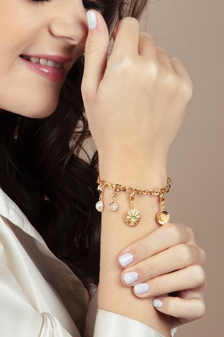 Charm Hecate Pierre naturelle marron