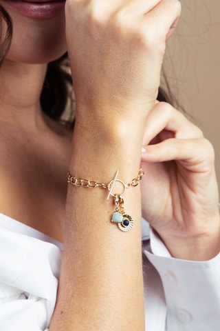 Charm Iphigénie - Turquoise verte 