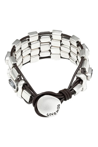 Bracelet multi-rangs - Plaqué argent