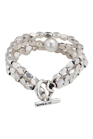 Bracelet multi-rangs - Plaqué argent