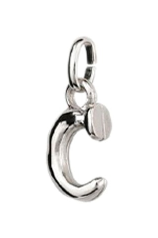 Charm Hang me C - Plaqué argent