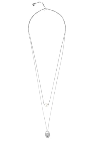 Collier multi-rang - Plaqué argent