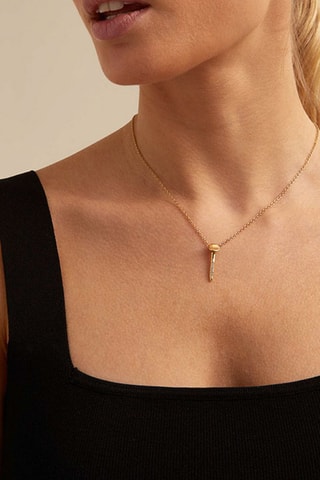 Collier Shine - Plaqué or jaune et topazes