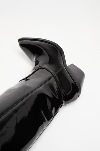 Bottes vernies - Noir