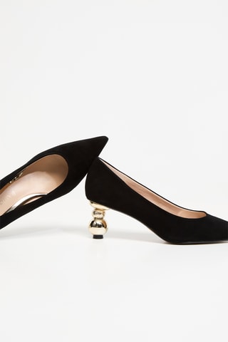 Escarpins en nubuck - Noir