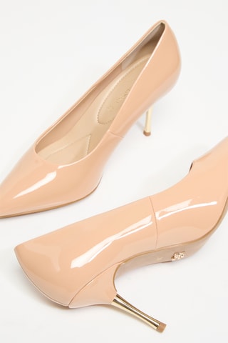 Escarpins vernis - Beige