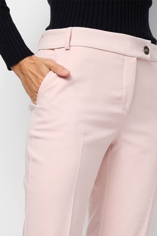 Pantalon skinny taille haute - Rose