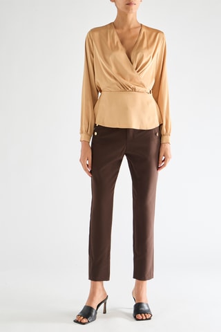 Pantalon 7/8 - Marron