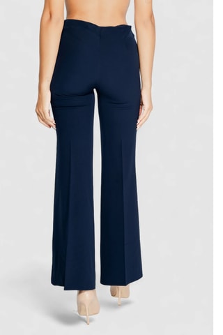 Pantalon taille haute - Bleu marine
