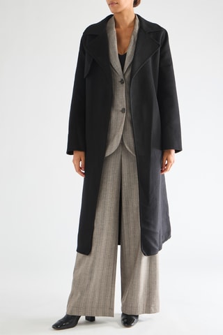 Manteau en laine - Noir