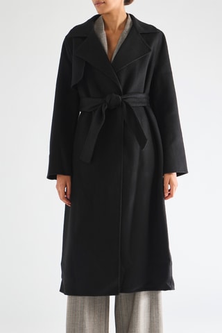 Manteau en laine - Noir