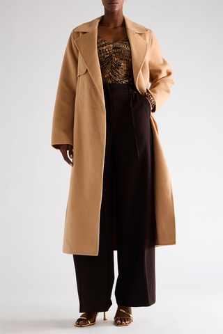Manteau en laine - Camel