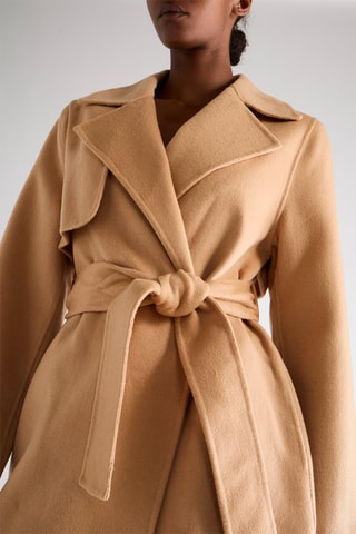 Manteau en laine - Camel