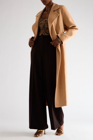 Manteau en laine - Camel