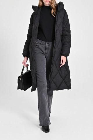 Doudoune longue - Noir