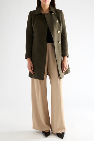 Manteau en laine - Kaki