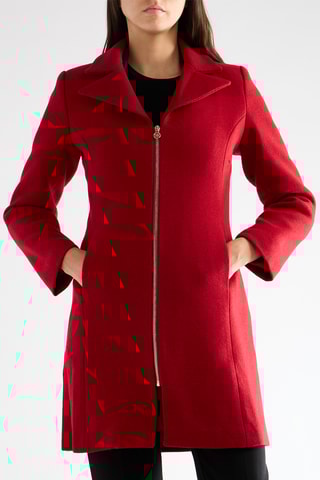 Manteau en laine - Rouge