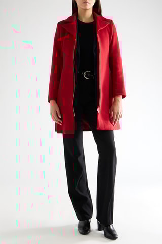 Manteau en laine - Rouge
