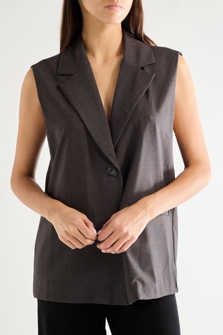 Veste sans manches - Gris foncé