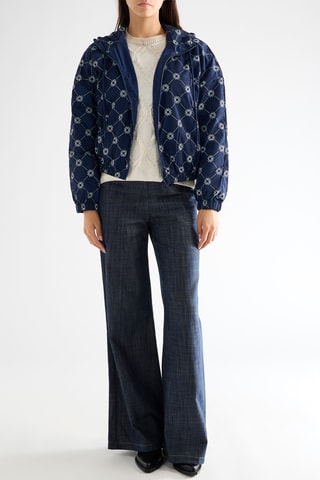 Veste à capuche - Bleu