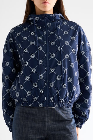 Veste à capuche - Bleu