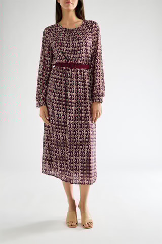 Robe midi - Bordeaux
