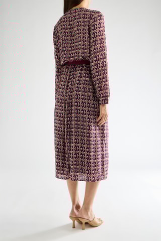 Robe midi - Bordeaux