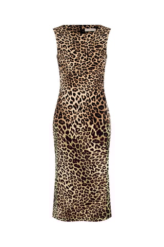 Robe fourreau - Beige