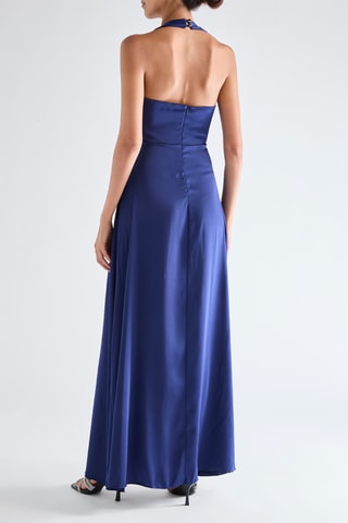 Robe longue - Bleu marine