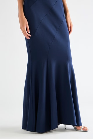 Robe longue - Bleu marine