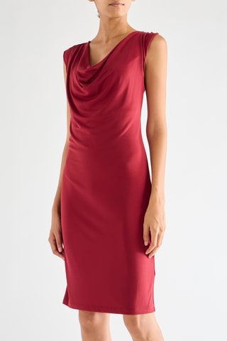 Robe fourreau - Bordeaux