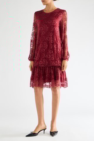 Robe patineuse - Bordeaux