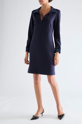 Robe droite - Bleu marine