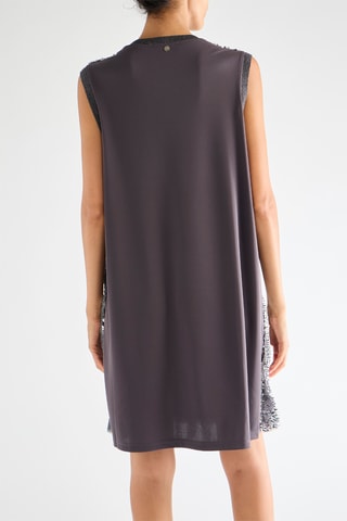 Robe droite - Argenté