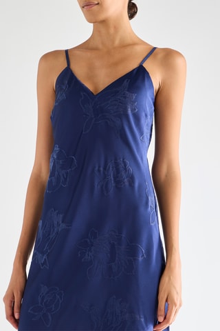 Robe midi - Bleu marine