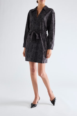 Robe patineuse - Gris foncé