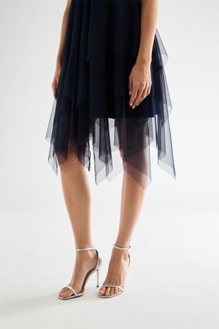 Robe patineuse - Bleu marine