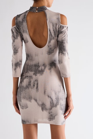 Robe fourreau - Beige