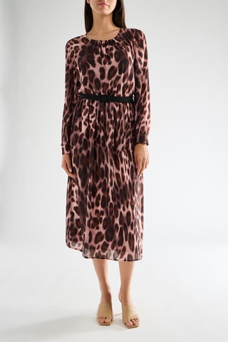 Robe patineuse - Marron