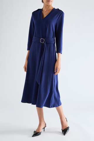 Robe patineuse - Bleu marine