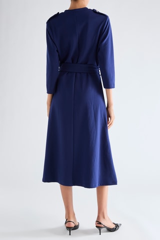 Robe patineuse - Bleu marine