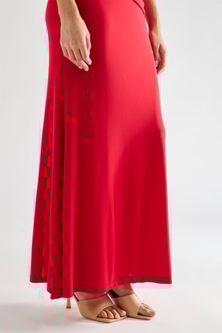 Robe longue - Rouge